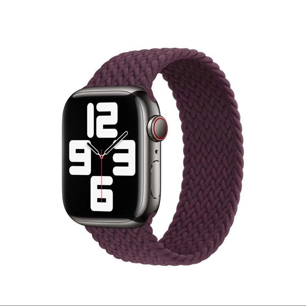 Apple Watch Band - Dark Cherry Braided Solo Loop